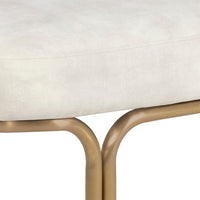 Sunpan Gwen Bench Nono Cream / Nono Shitake