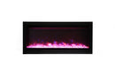 Amantii 34" Basic Clean-face Electric Built-in With Glass With Black Steel Surround