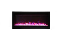 Amantii 34" Basic Clean-face Electric Built-in With Glass With Black Steel Surround