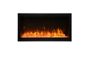Amantii 34" Extra Tall Clean Face Electric Built-in With Black Steel Surround