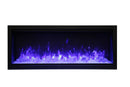 Amantii 50" Extra Tall Clean Face Electric Built-in With Black Steel Surround