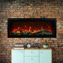 Amantii 50" Extra Tall Clean Face Electric Built-in With Black Steel Surround