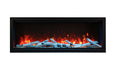 Amantii 60" Extra Tall Clean Face Electric Built-in With Black Steel Surround