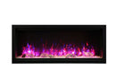 Amantii 50" Extra Tall Clean Face Electric Built-in With Black Steel Surround