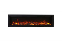 Amantii Symmetry Smart Electric  88" Indoor / Outdoor WiFi Enabled Built In Fireplace