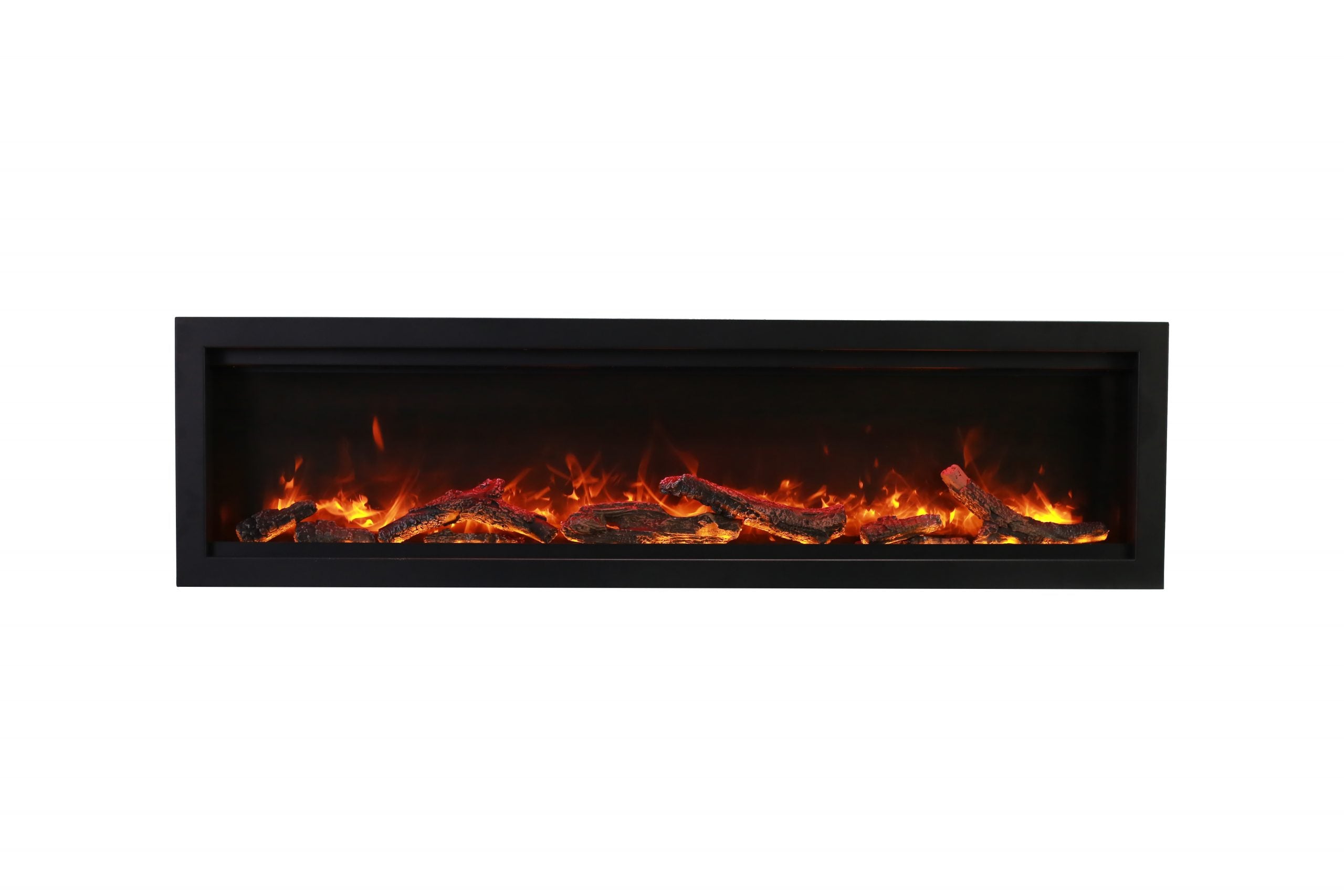 Amantii Symmetry Smart Electric  88" Indoor / Outdoor WiFi Enabled Built In Fireplace
