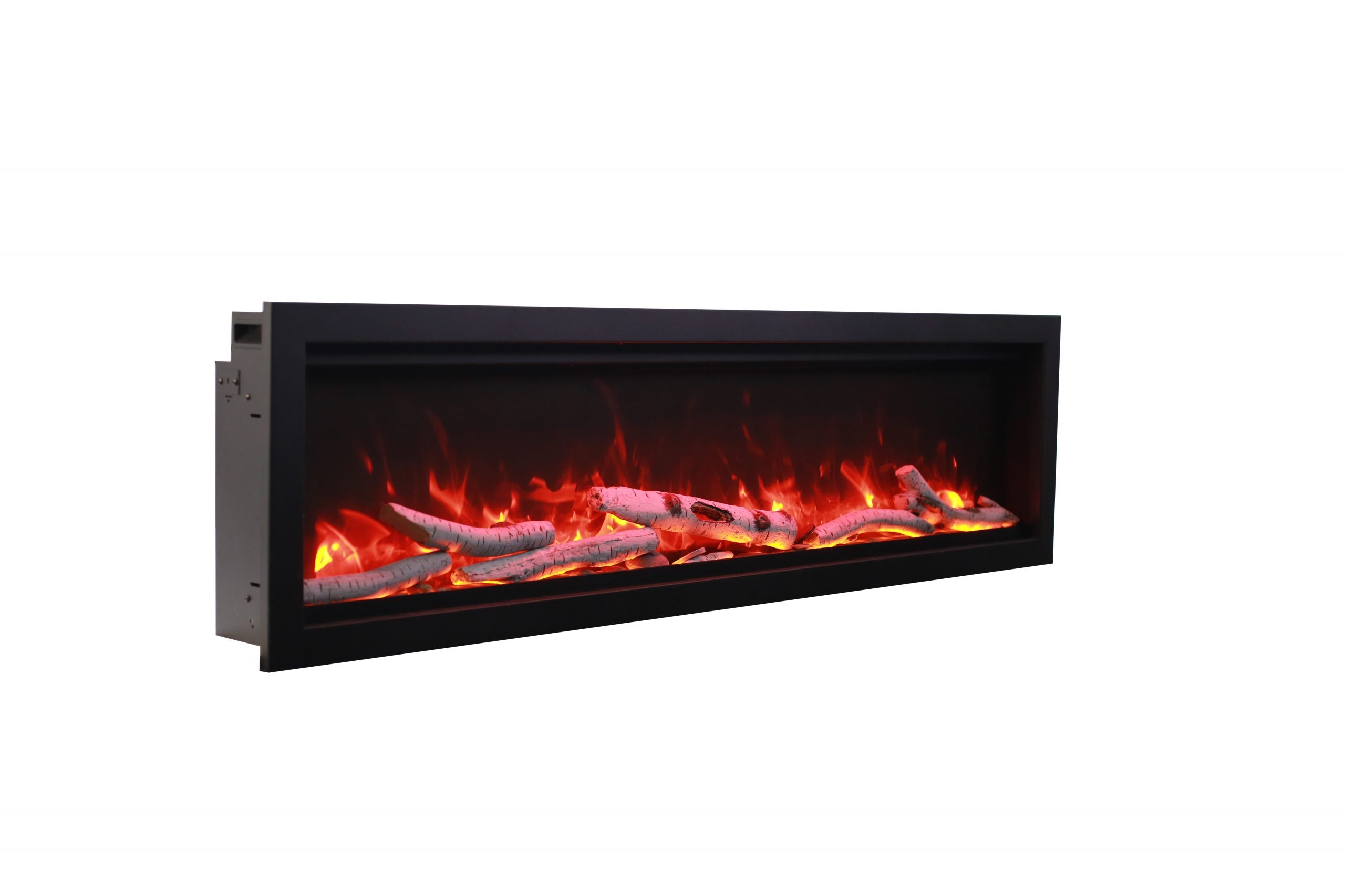 Amantii Symmetry Smart Electric  88" Indoor / Outdoor WiFi Enabled Built In Fireplace