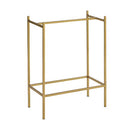 Sunpan Revell Console Table Base Black / Antique Gold