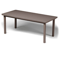 Telescope Casual 42" X 84" Rectangular Marine Grade Polymer Table Top Only With Umbrella Hole