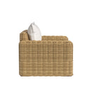 Sunset West Playa Oversized Club Chair in Soothe Pearl with Flange Welt