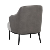Sunpan Nairobi Lounge Chair Belfast Heather Grey / Bravo Ash