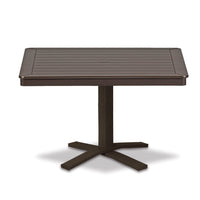 Telescope Casual 36" Square Marine Grade Polymer Table Top Only With Umbrella Hole