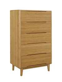 Greenington Currant Five Drawer High Chest Caramelized / Oiled Walnut
