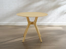 Greenington Sitka 36" Round Dining Table,  Amber / Wheat