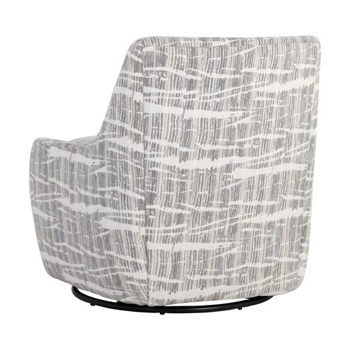 Sunpan Taira Swivel Lounge Chair - Shade Driftwood / Navarro Stone