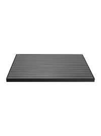 Florida Seating TA-PT Tops Faux Teak / Aluminum Edge - Square