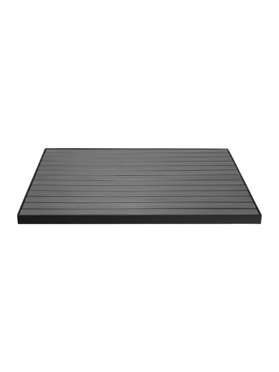 Florida Seating TA-PT Tops Faux Teak / Aluminum Edge - Square