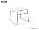 Nardi Pop Side Table In Bianco/Antracite/Caffe/Tortora