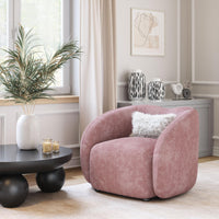Zuo Modern Tallin Accent Chair in Mauve Pink