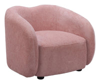 Zuo Modern Tallin Accent Chair in Mauve Pink