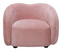 Zuo Modern Tallin Accent Chair in Mauve Pink