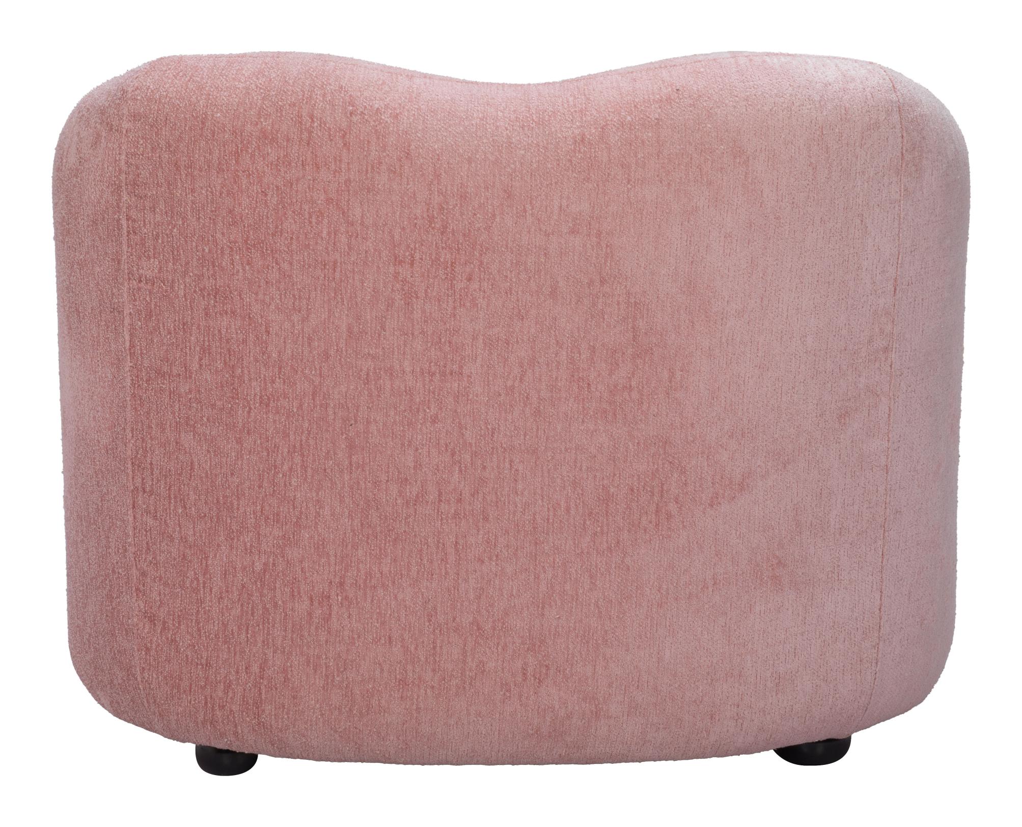 Zuo Modern Tallin Accent Chair in Mauve Pink