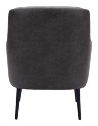 Zuo Modern Tasmania Accent Chair Vintage in Brown/Black