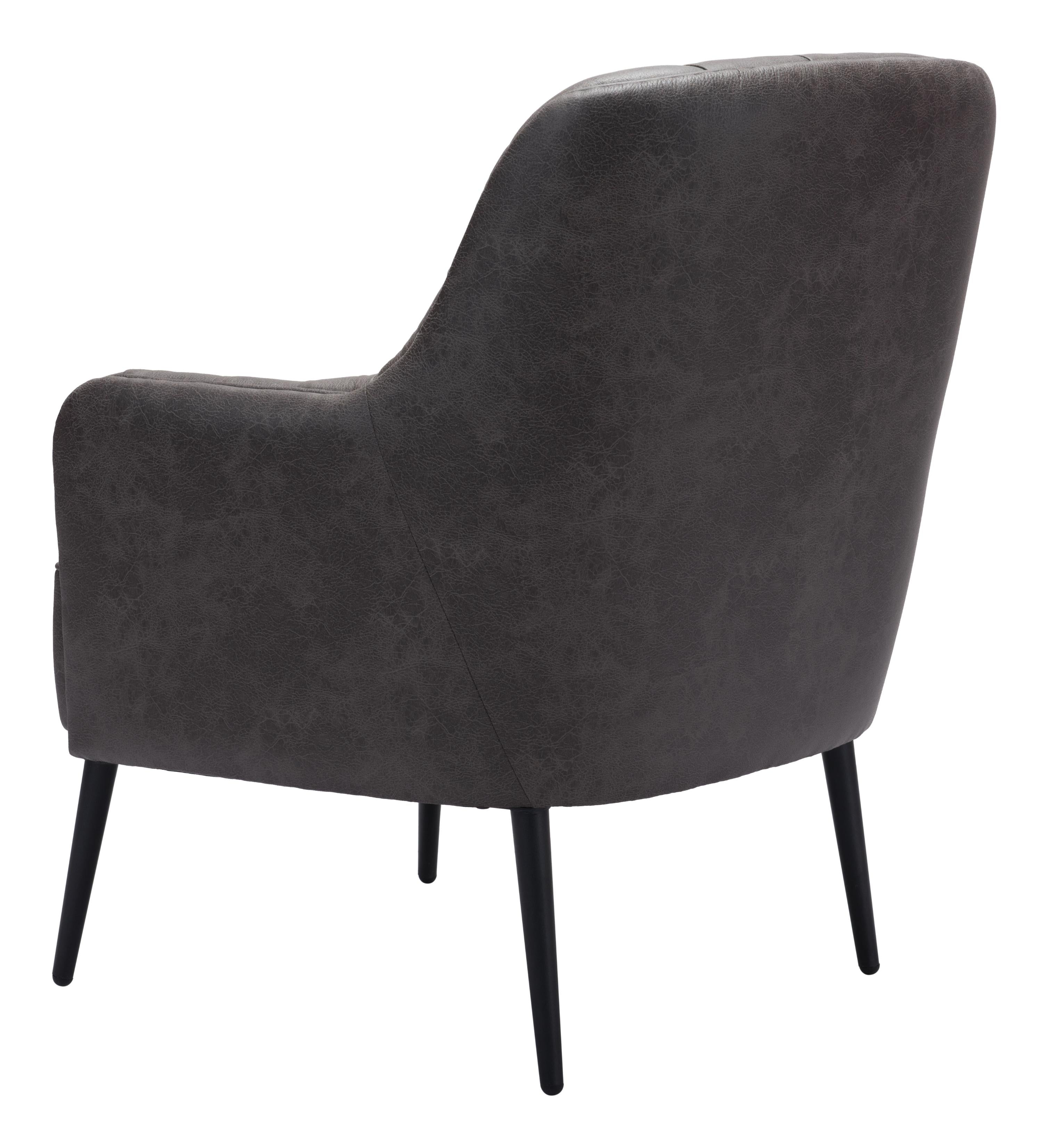 Zuo Modern Tasmania Accent Chair Vintage in Brown/Black