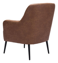 Zuo Modern Tasmania Accent Chair Vintage in Brown/Black
