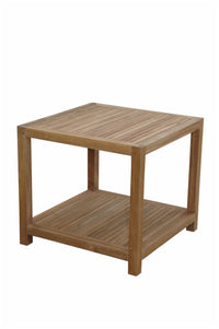 Anderson Teak Glenmore 22" Side Table with 1-Tier