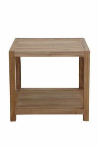 Anderson Teak Glenmore 22" Side Table with 1-Tier