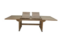 Anderson Teak Sahara 106" Rectangular Double Ext. Table