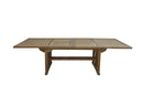 Anderson Teak Sahara 106" Rectangular Double Ext. Table