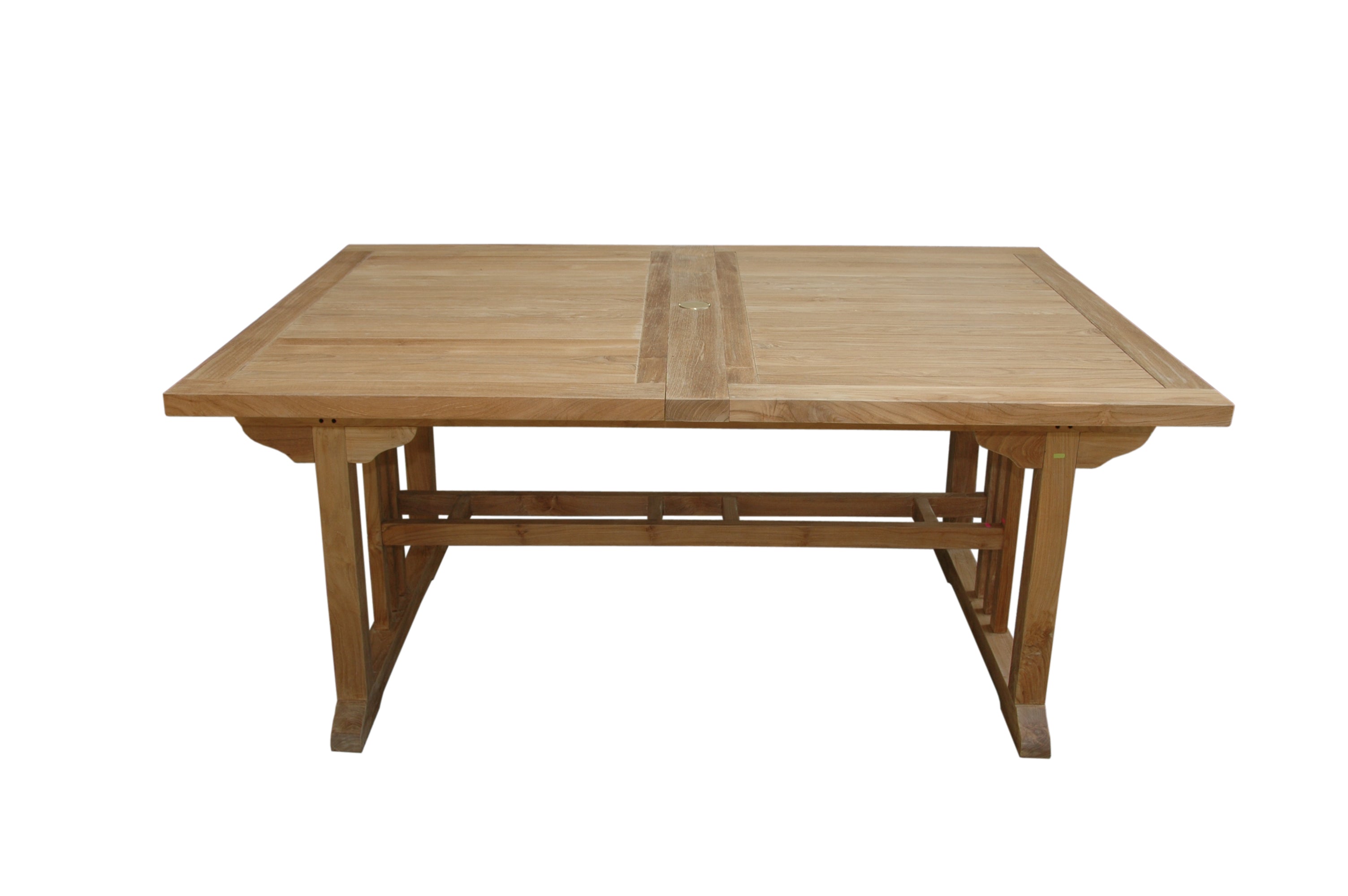 Anderson Teak Sahara 106" Rectangular Double Ext. Table