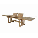 Anderson Teak Sahara 126" Rectangular Double Ext. Table