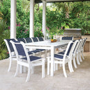 Telescope Casual Leeward Marine Grade Polymer Sling Armless Stacking Side Chair