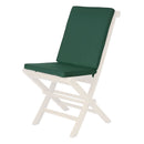 All Things Cedar Folding Chair in Blue/Green/Red/White Cushion