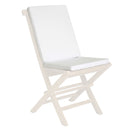 All Things Cedar Folding Chair in Blue/Green/Red/White Cushion