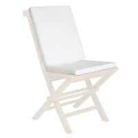 All Things Cedar Folding Chair in Blue/Green/Red/White Cushion