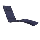 All Things Cedar 5 - Position Steamer Chair & Blue/Green/Red/White Cushion