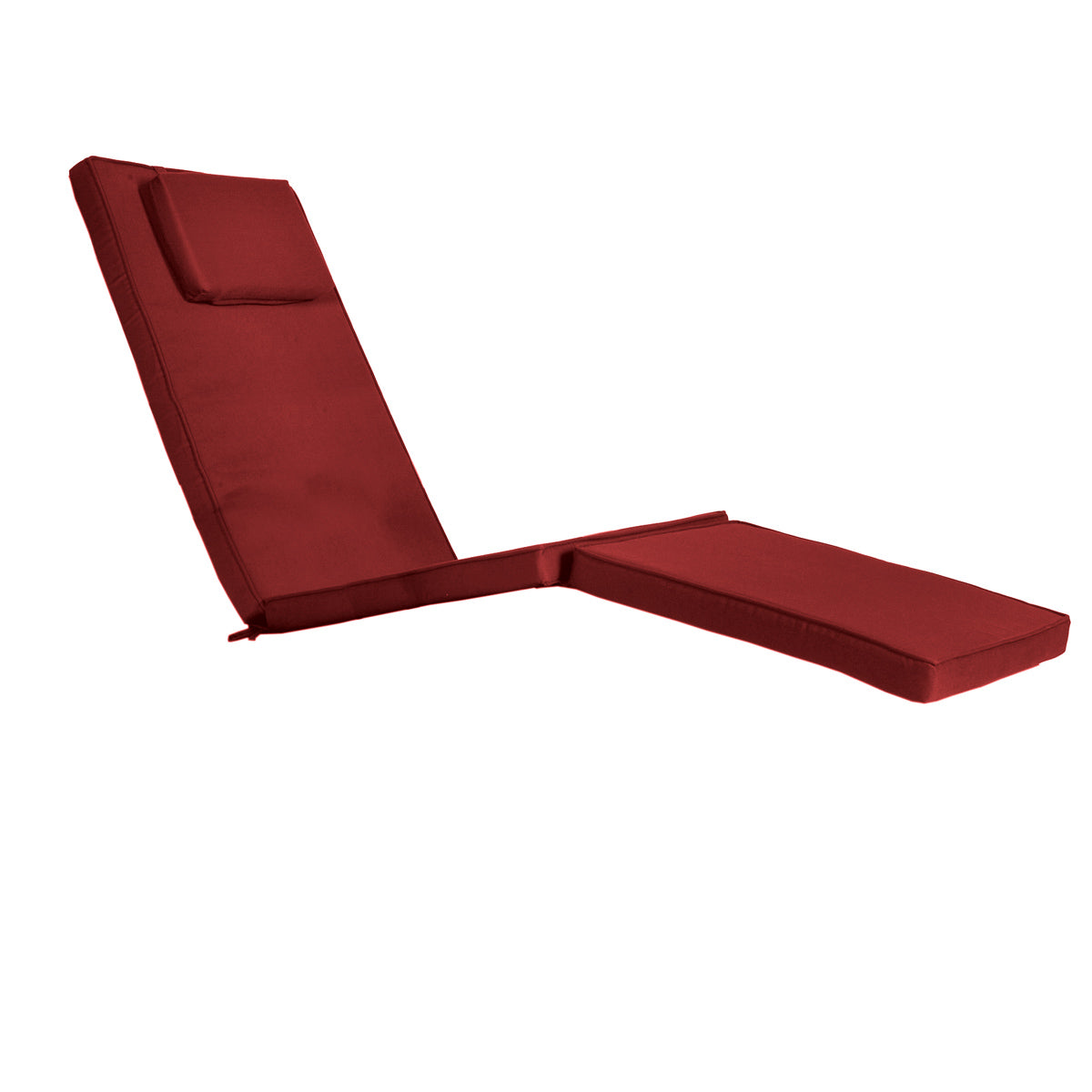 All Things Cedar 5 - Position Steamer Chair & Blue/Green/Red/White Cushion