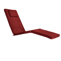 All Things Cedar 5 - Position Steamer Chair & Blue/Green/Red/White Cushion