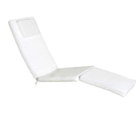 All Things Cedar 5 - Position Steamer Chair & Blue/Green/Red/White Cushion