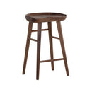 Sunpan Dominic Counter Stool in Black / Walnut / Light Oak