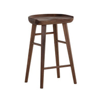 Sunpan Dominic Counter Stool in Black / Walnut / Light Oak
