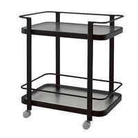 Woodard Et Cetera Aluminum Occasional Tea Cart