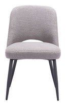 Zuo Modern Teddy Dining Chair in Ivory/Gray