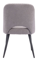 Zuo Modern Teddy Dining Chair in Ivory/Gray