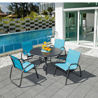 Telescope Casual Gardenella Sling Stacking Arm Chair