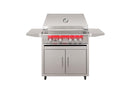 TrueFlame Deluxe Cart With Fold-Down Side Shelves - KD (Fits TF32/TFE32)